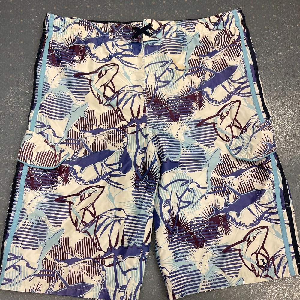 OP Sharks Boys Board/Swim XL (14-16)